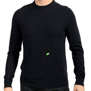 Scuderia Ferrari Men's Navy Blue 100% Wool Sweater US M IT 50